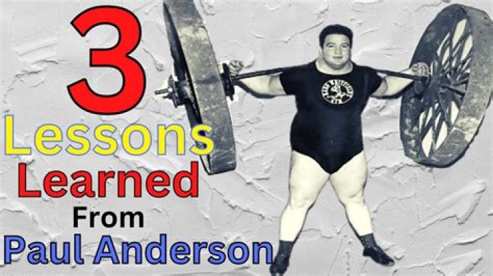 How tall is Paul Anderson