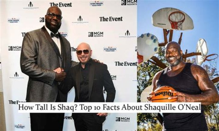 How tall is Shaquille O'Neal