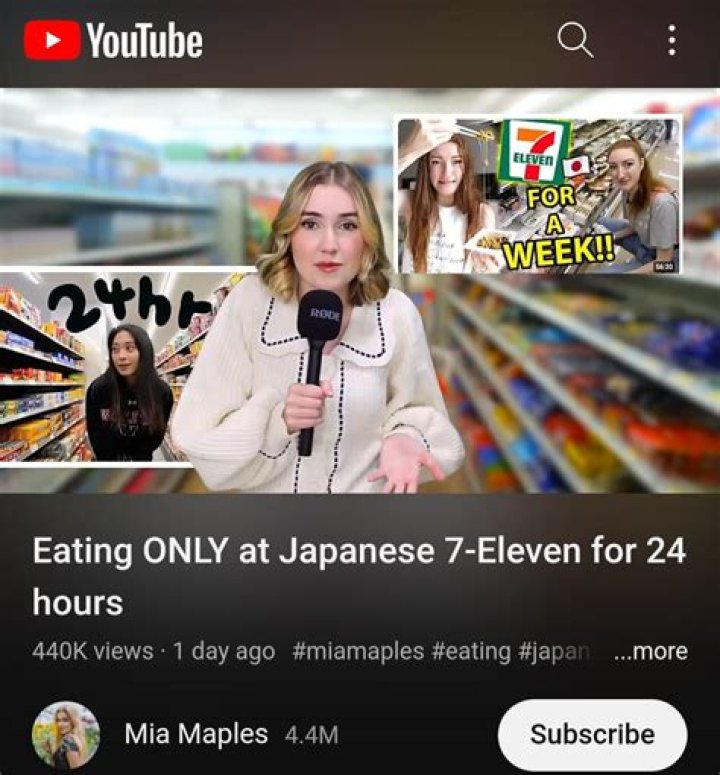 Mia Maples video statistics